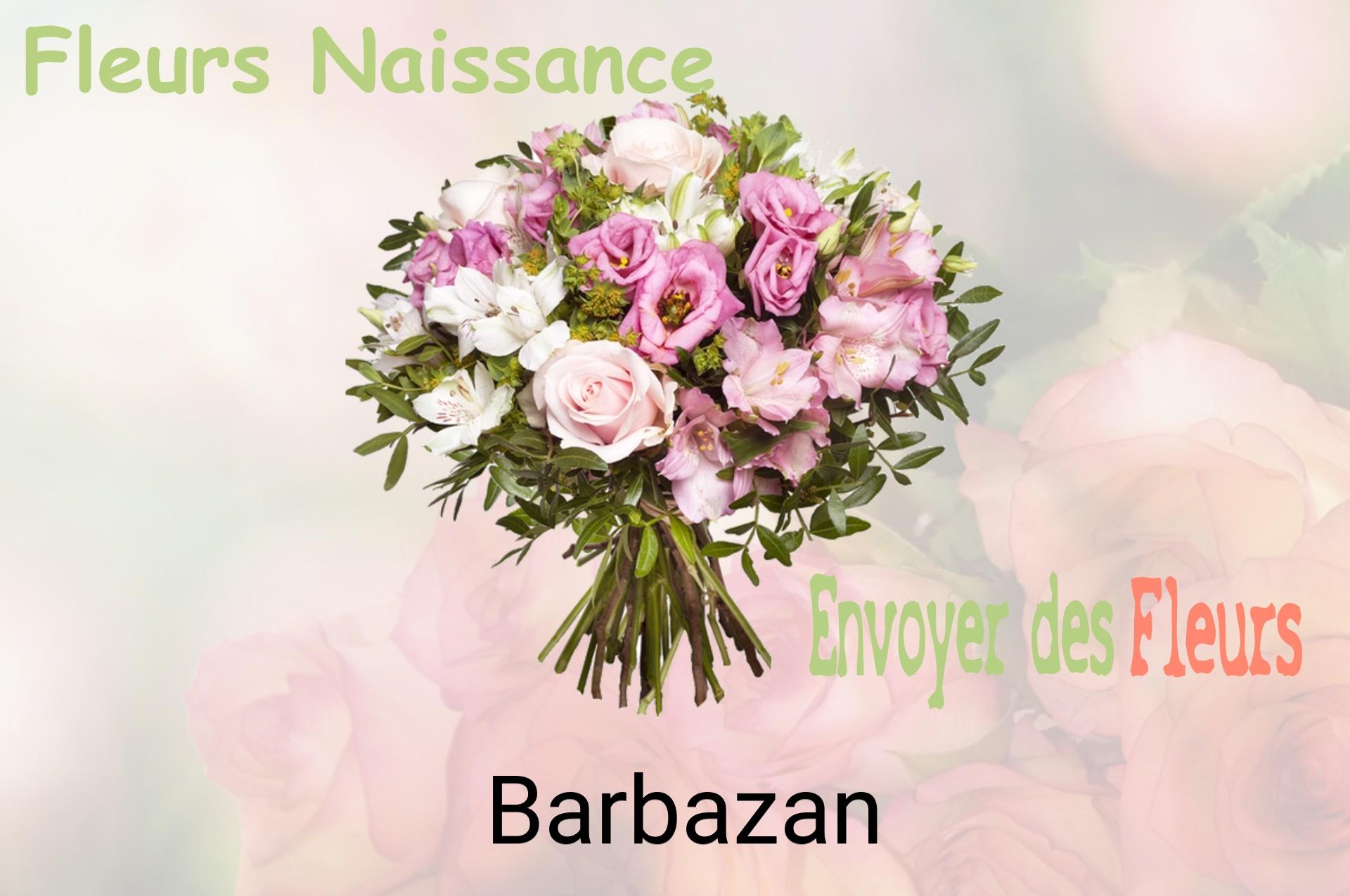 Bouquet de fleurs de naissance livré à Barbazan